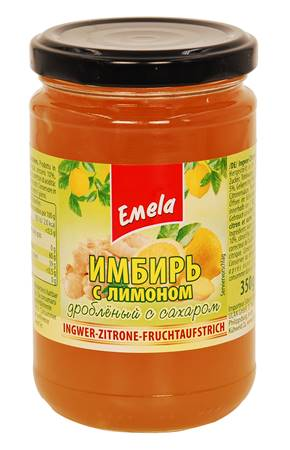 Имбирь с лимоном дробл. с сахаром