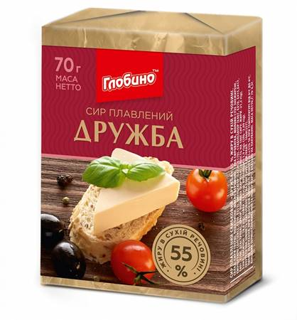 Сырок плавл.Дружба 55% 70g