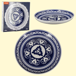 Блюдо Пахта Гюль Ø30 см, синее