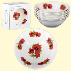 Набор суповых тарелок Маки, 6 шт, Ø18 см